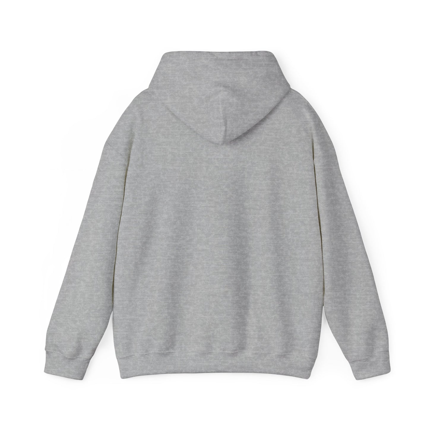 Dark gray hoodie hanging — classic fit and neutral tones