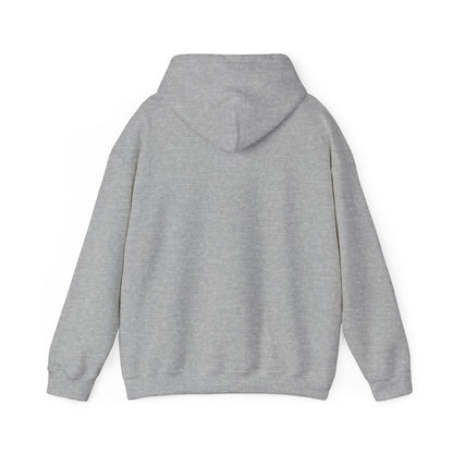 Dark gray hoodie hanging — classic fit and neutral tones